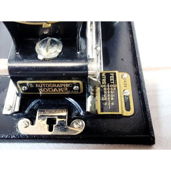 EASTMAN KODAK No. 1A Autographic Folding Bellows Antique Film Camera W/ Case - Picture 6 of 16